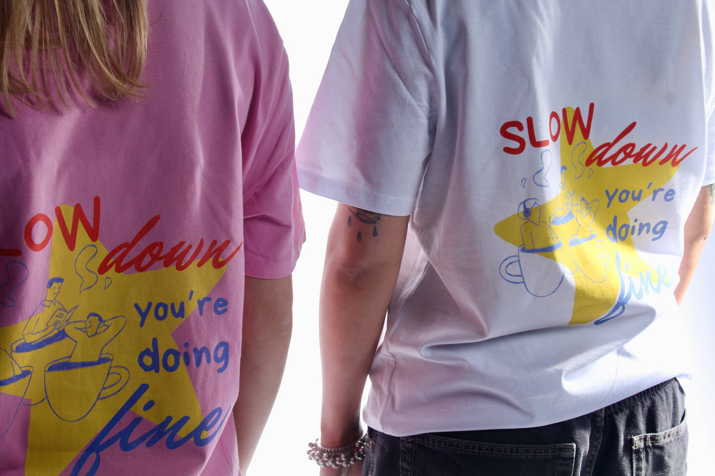 The Slow Down T-Shirt Pink