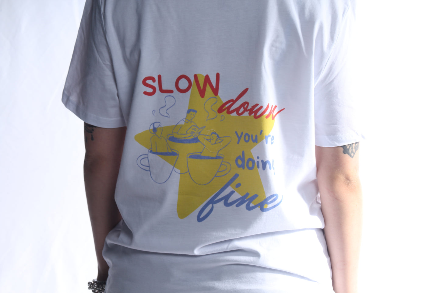 The Slow Down T-Shirt White