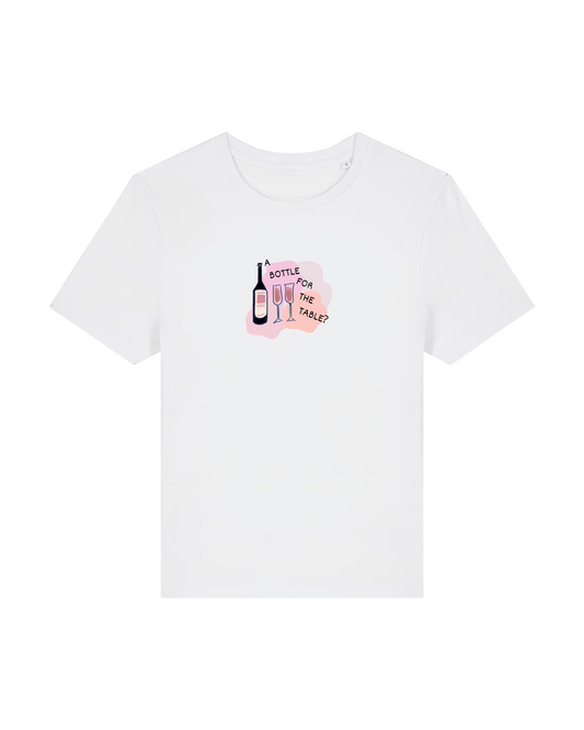 The A Bottle for the Table? Baby Tee White