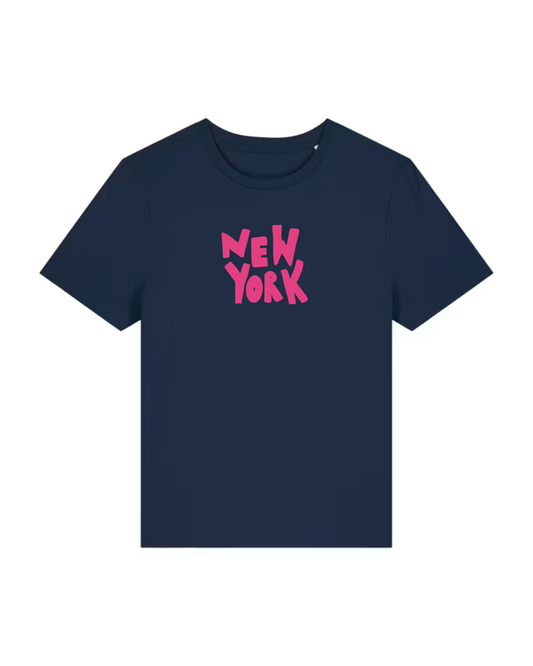 The New York Baby Tee Navy