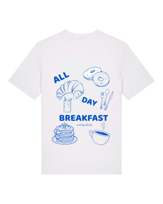 The All Day Breakfast White T-Shirt