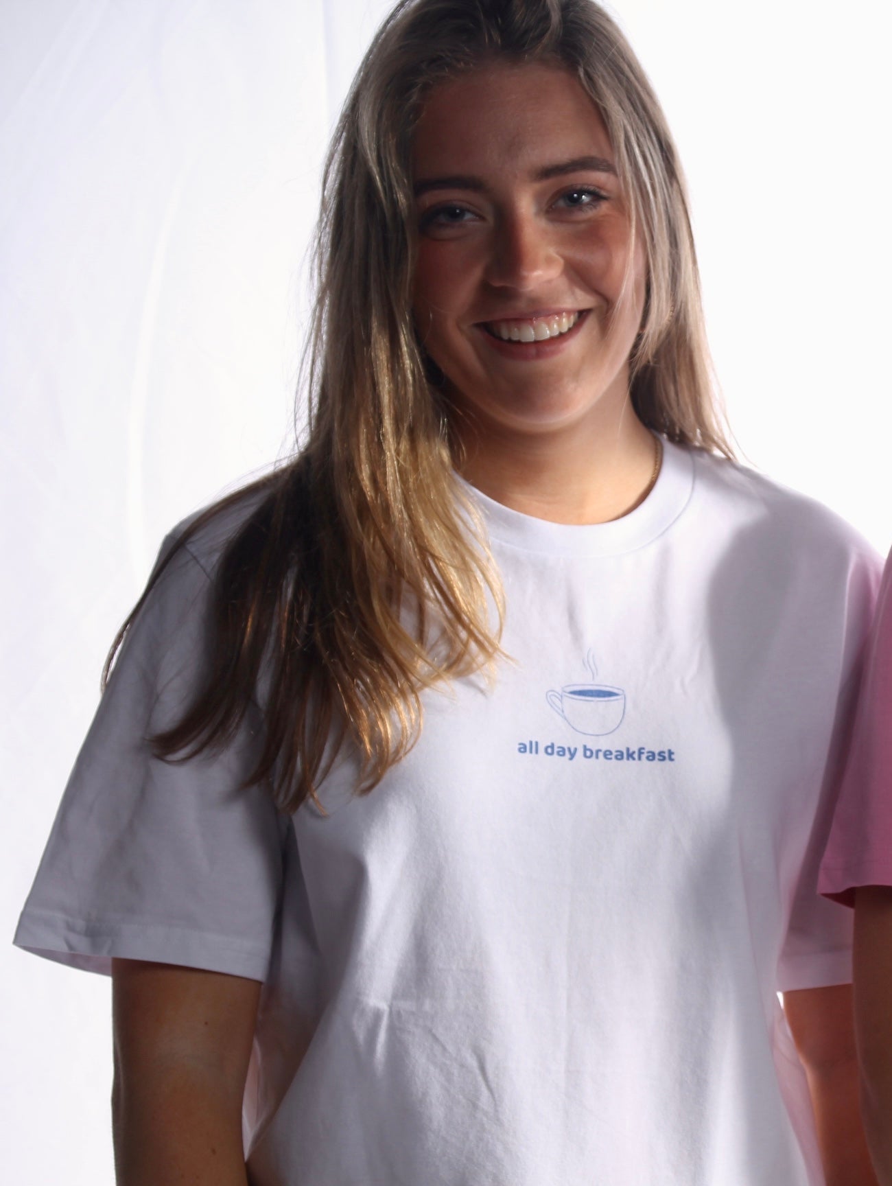 The All Day Breakfast White T-Shirt