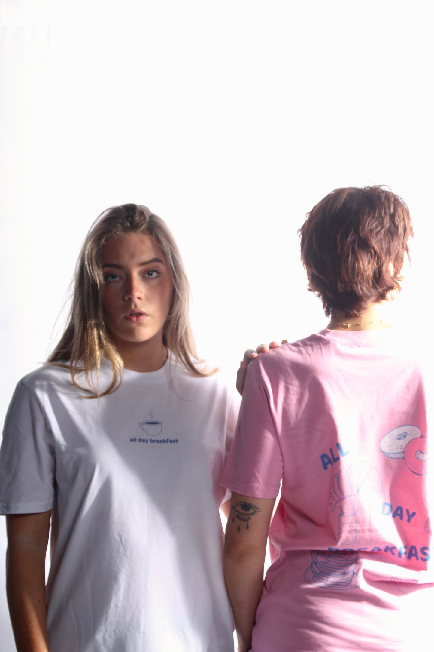 The All Day Breakfast White T-Shirt